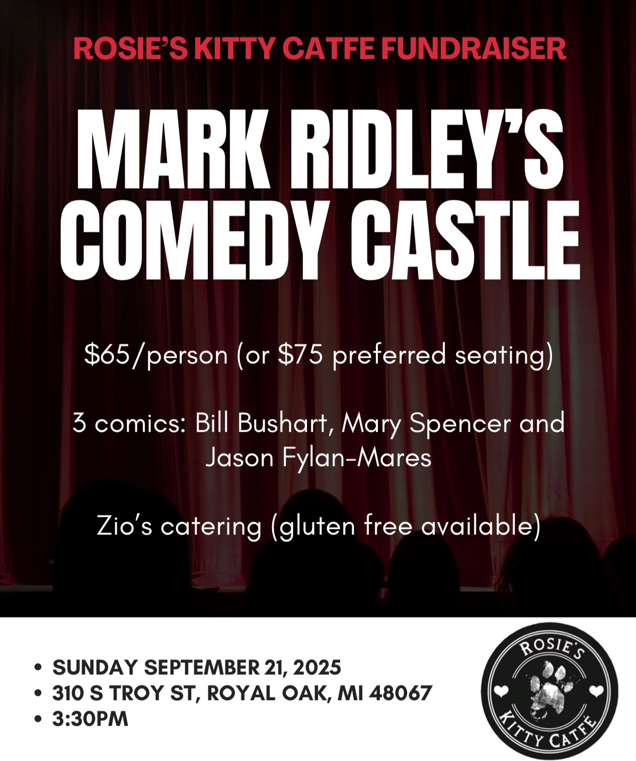 ROSIE’S KITTY CATFE FUNDRAISER