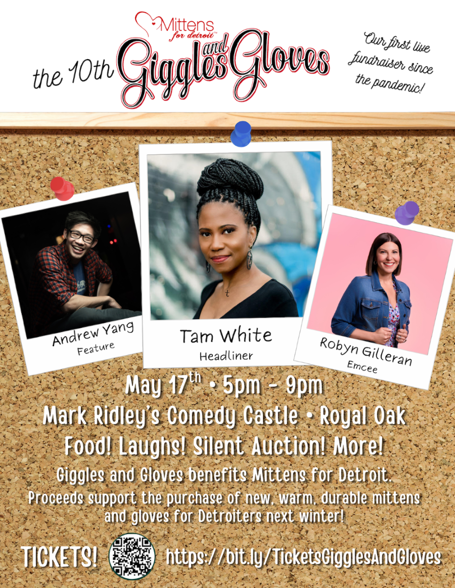 MITTENS FOR DETROIT – THE 10TH GIGGLES AND GLOVES